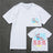 New Summer Hip Hop T Shirt Men Women Cactus Jack Harajuku T-Shirts WISH YOU WERE HERE Letter Print Tee Tops - Lootquake