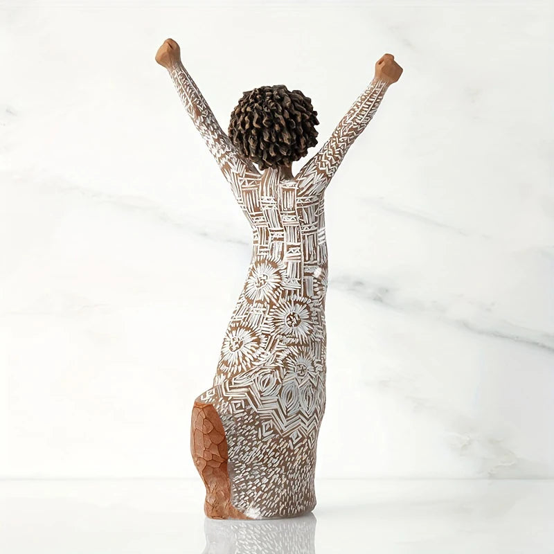 Creative Dance Girl Home sculpture art Living Room Bedroom table decoration Resin crafts Room decoration supplies