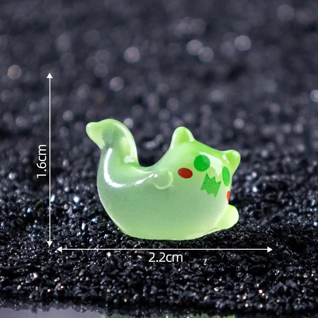 Cute Halloween Mini Luminous Ghost Miniature Landscape Ornaments Resin Diy Home Decorations Desktop Decor Crafts Party Gifts