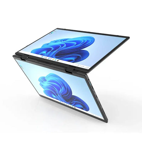 Dual Screen Laptop Intel N100 Processor 14“+14” touch Gaming Laptop DDR4 32GB 1TB 2TB SSD Notebook Computer - Lootquake