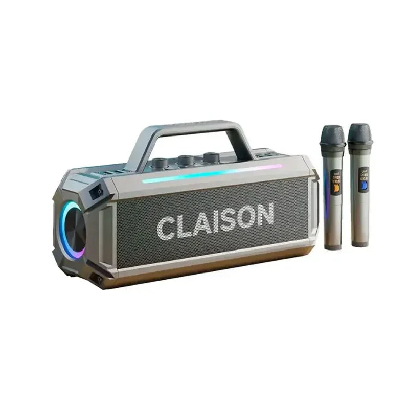 Enceinte Bluetooth sans fil haute puissance 300 W, portable, étanche IPX6, idéale pour les fêtes en extérieur.