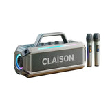 Enceinte Bluetooth sans fil haute puissance 300 W, portable, étanche IPX6, idéale pour les fêtes en extérieur.