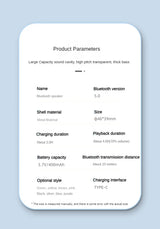 EWA A126 Bluetooth Speaker Mini Portable Aluminum Alloy Heavy Bass High Sound Quality Large Volume Indoor And Outdoor Speakers