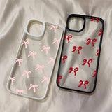 Fashionable Red Pink Bow Phone Case