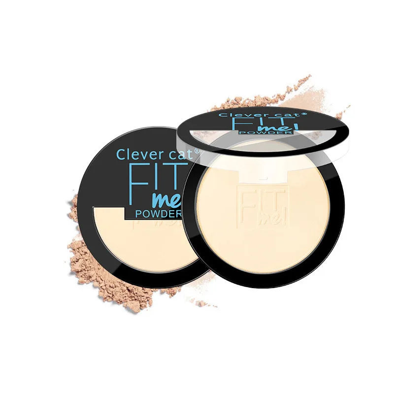 Polvos hidratantes naturales 2 en 1 para rostro, base suave, polvos compactos, maquillaje, corrector, cobertura de poros, blanqueamiento e iluminación.