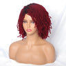 10" Braided Bob Wig | Afro Dreadlock Wig | Curly Ends | Synthetic Crochet Wig | Cosplay