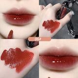 Rouge à lèvres liquide violet foncé, léger, longue tenue, transparent, hydratant, effet miroir, rose pêche, antiadhésif