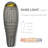 AEGISMAX Wind Hard Dusk Upgrade 7D Nylon DWR 800FP Ultra Dry Down Pro Ultralight Sleeping Bag Camping and Hiking for Men & Women - Lootquake