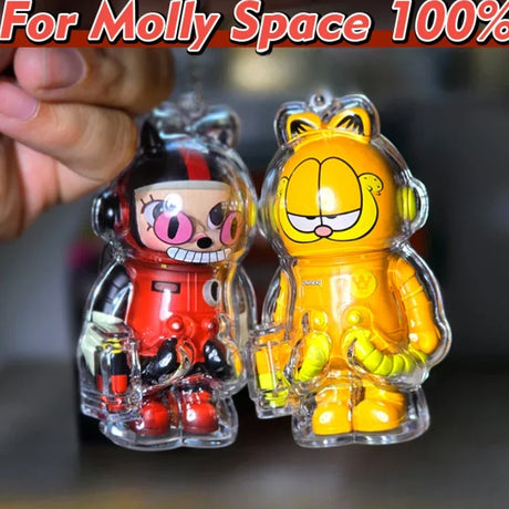 1pc Display Bag Case for molly100% 3rd generation transparent protective shell dust proof Dolls Storage Box no doll - Lootquake
