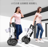 48V light folding double electric vehicle portable small lightweight mini three-wheeled electric scooter P