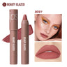 12-Color Matte Waterproof Lipstick Pen - Long-Lasting, Vibrant Berry Tone, Plant-Based Squalane, Smooth Application for All Skin