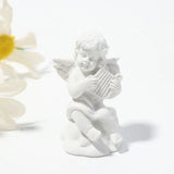 Crafts Peaceful Prayer Home Decoration Photo Props Garden Ornaments Character Sculpture Cupid Angel Statue Desktop Figurine