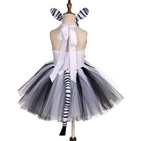 Halloween Animal Cosplay Costume for Children Forest Theme Cows Tiger Giraffe Leopard Zebra Tutu Dresses Performance Dance Sets