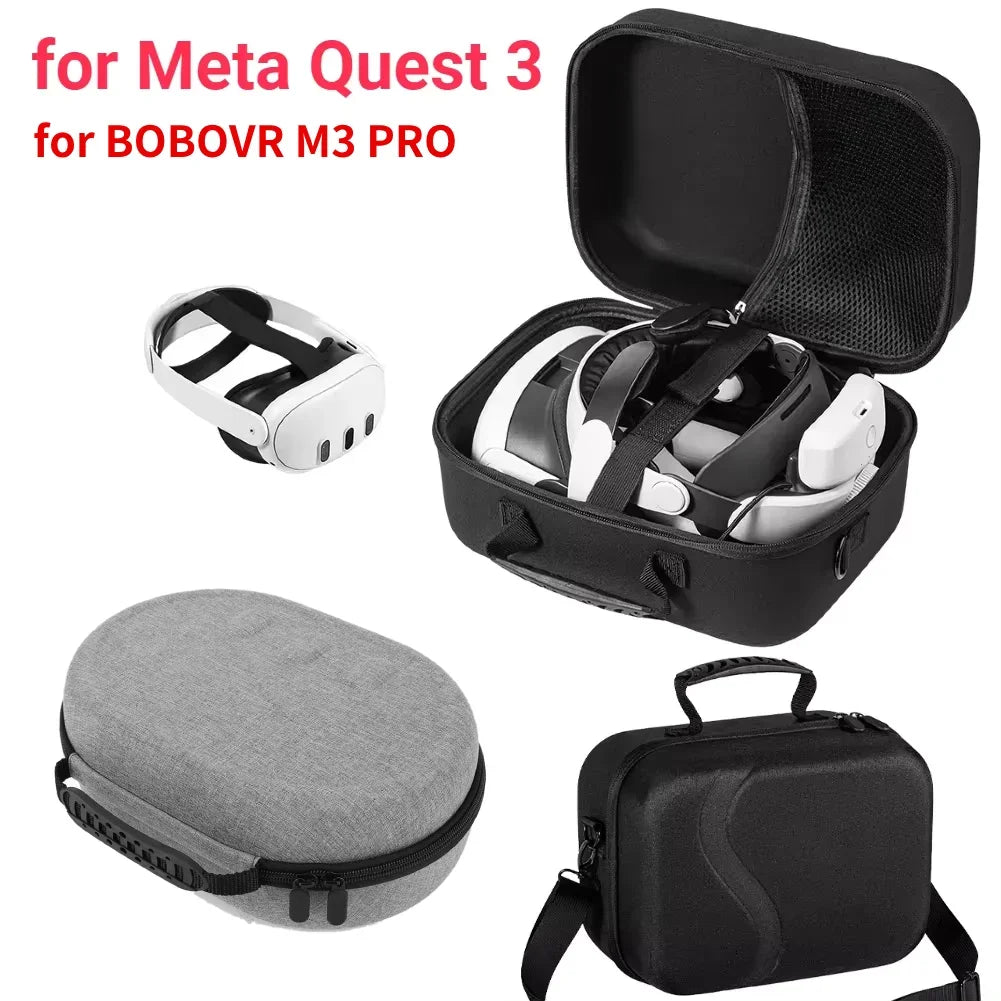 Carrying Case for Meta Quest 3 for BOBOVR M3 PRO Elite Strap Protective Bag Storage Bag for Travel and Home Storage
