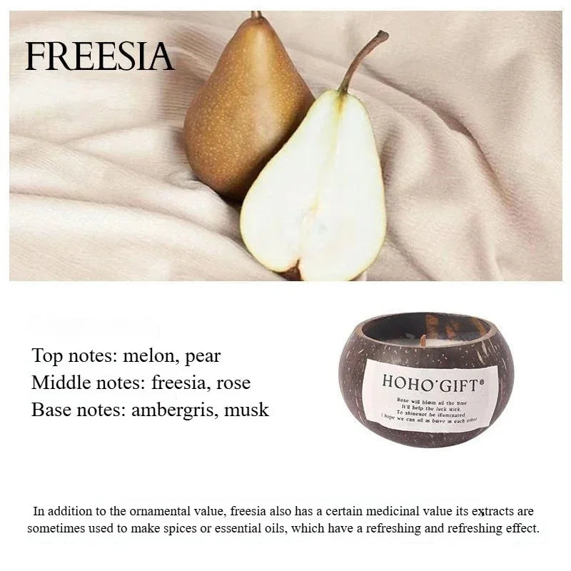 Bougies parfumées à la noix de coco, bougies d'ambiance au parfum avancé, décoration de chambre à coucher, souvenir créatif, cadeau d'anniversaire