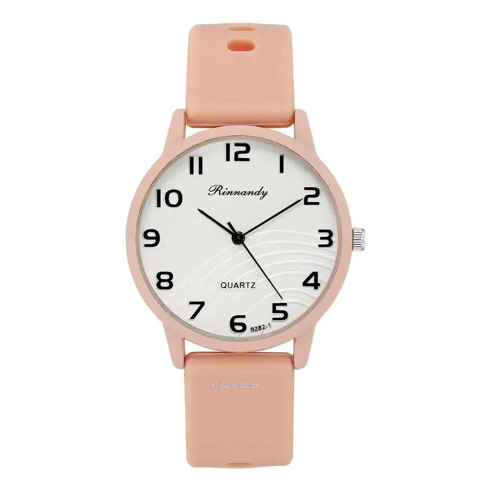 Fashion Lady Hot Sales Watches Leisure Grey Digital Simple Women Quartz Watch Sports Silicone Strap Ladies Clock Wristwatches - Lootquake