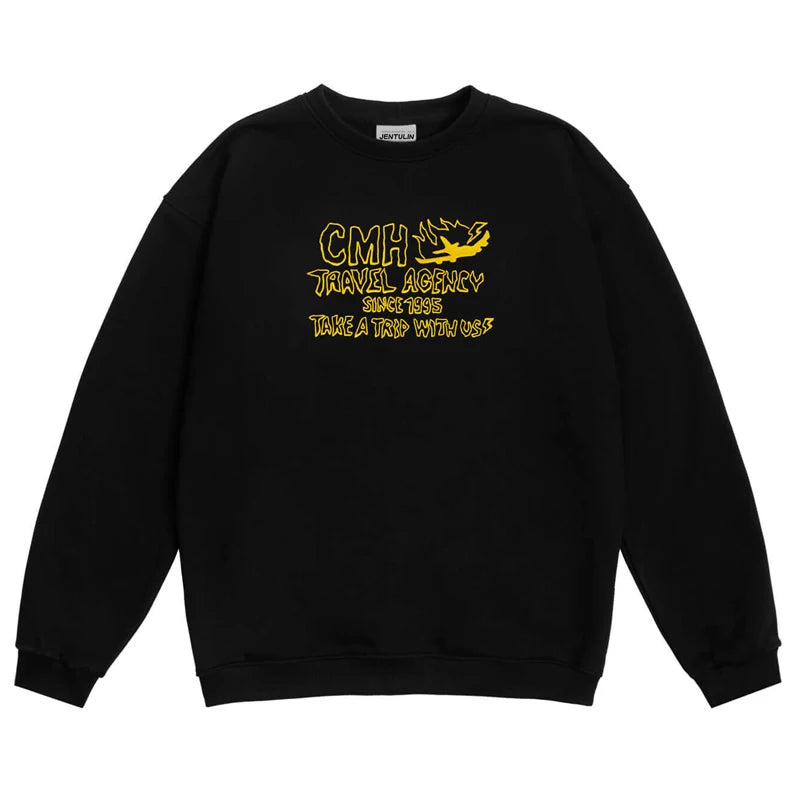 Harajuku Pullover Men's Sweatshirt Oversized Hooded Clothing Winter Hip Hop Hoodies Aesthetic Graphic Streetwear Gothic Y2k Tops - Lootquake