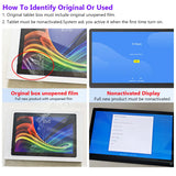 Tablette 14,1 pouces, version mondiale, non ouverte, Android 2025, 12 Go + 256 Go, 1920 x 1080, appels 4G, Wi-Fi 5G, 10 000 mAh