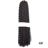 18-Inch European and American Style Wig Passion Twist Water Ripple Wig Water Wave Crochet Chemical Fiber Wig