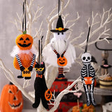 DIY Halloween Hanging Ornaments Fabric Pumpkin Ghost Skull Bewitching Decor Home Party Spooky Season