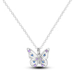 Silver Plated Women Link Chain Fine Necklace Fit Mini Dangle Charms DIY Fashion Pendant Collar - Lootquake