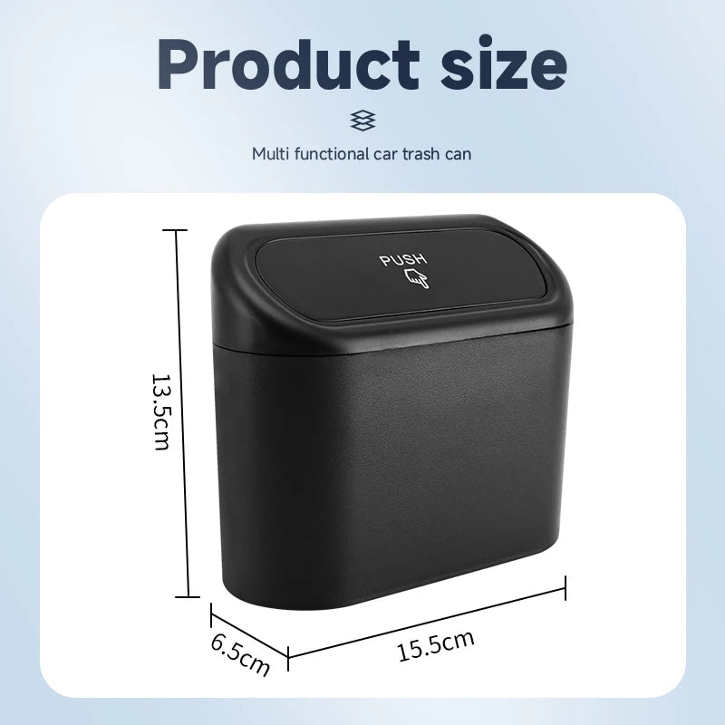 Universal Car Garbage Bin For Skoda Octavia 2 3 A5 A7 Fabia MK1 MK2 MK3 Superb 2 Kodiaq Rapid Roomster Sedan Combi Accessories