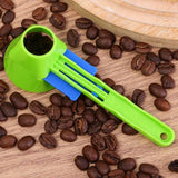Embudo creativo con cuchara deslizante para preparar proteína en polvo, café, bebidas deportivas y aparatos portátiles de cocina para el hogar.
