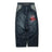 Y2K Pocket Fashion Embroidery Street Harajuku Gothic Retro High Waisted Loose Casual Jeans American Hip-hop Wide Leg Pants - Lootquake