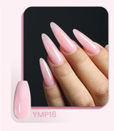 YOKEFELLOW 15g Jelly Extension Gel Nail Polish Nude Pink Clear Building Construct Extend Gel Soak Off UV LED Acrylic Gel Varnish