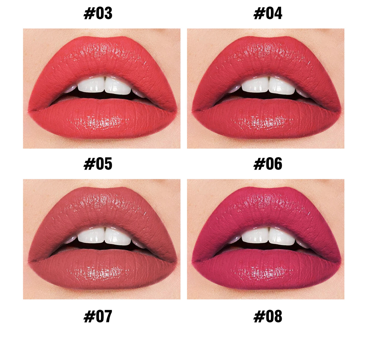 8 Colors Sandwich Moisturizing Lipstick Lip Stick Lip Gloss Long Lasting Moisturize Lipstick Lipgloss Lip Balm Makeup Cosmetics