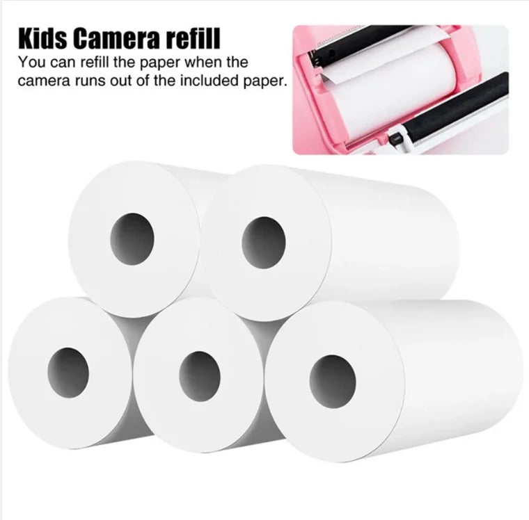 Cámara digital para niños, fotografía, impresión instantánea, grabadora de video HD 1080P, miniimpresora térmica, regalos educativos de cumpleaños.