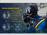 Men Dive Computer Watch Waterproof 100M Smart Digital Free Diving Watches Barometer Compass Temperature Clock - Lootquake