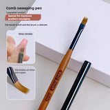 Gradient Nail Art Brush Acrylic Nail Ombre Pen DIY UV Gel Brushes Painting Drawing Flowers Nails Brush Manicure Tools for Salon