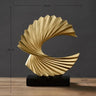 Decoration Sculpture Gold Modern Abstract Art Sculpture Resin Crafts Sculpture Ornaments Home Office Desk Decoration Accessories