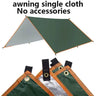 Toldo impermeable de 4 x 3 m y 3 x 3 m, toldo ultraligero para jardín, sombrilla, hamaca para acampar al aire libre, refugio para la lluvia y la playa.
