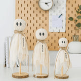 Wooden Crafts Ghost Wooden Stand Spooky Design Unique Ornaments Spooky Wooden Decor Halloween Handmade Decor