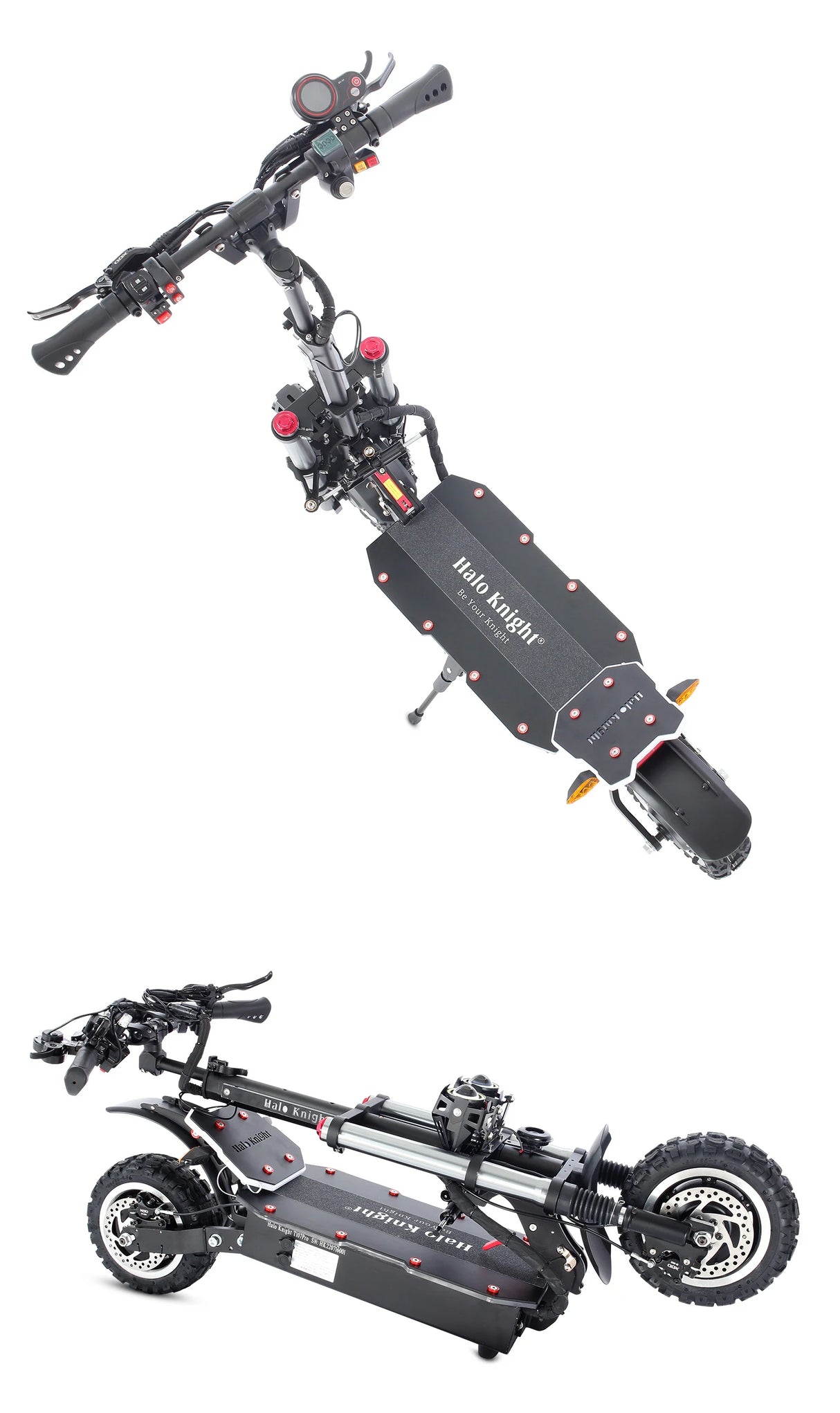Halo Knight T107Pro Powerful Electric Scooter Adult Professional 95KM/H Fast E Scooter 6000W Off Road Dual Motor EScooter Cheap