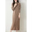 Autumn Winter Women's Wool Long Dress Cashmere Mock Neck Pullover Sweater 100% Merino Wool Soft Knitwear OL Simple Basic Dress - Lootquake