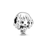 MINISO Charms de plata de ley 925 para pulseras originales de Harry Potter de 3 mm, colgantes para mujer, joyería DIY, regalos