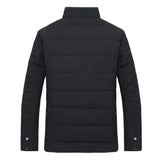 Men's Warm Jacket Winter Coats Fur Collar Windbreaker Cotton Padded Anorak Thick Black Coat Male Casual Fleece Jacket Men - Lootquake