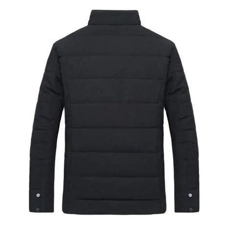Men's Warm Jacket Winter Coats Fur Collar Windbreaker Cotton Padded Anorak Thick Black Coat Male Casual Fleece Jacket Men - Lootquake