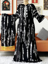Vestido largo Abaya de algodón suelto de manga larga con estampado dashiki africano de nuevo estilo para mujer, vestido informal de verano