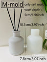 Abstract Human Sculpture Vase Silicone Aromatherapy Stick Container Plaster Mold Dried Flower Striped Vase Concrete Molds