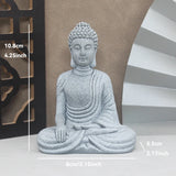 Buddha Stone Statue Little Buddhist Monks Tibetan Buddhism Figurines Zen Garden Ornament Meditation Home Aquarium Decoration