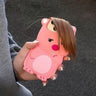 Funny True Braided Hair Loopy Cartoon Silicon Soft Back Phone Case