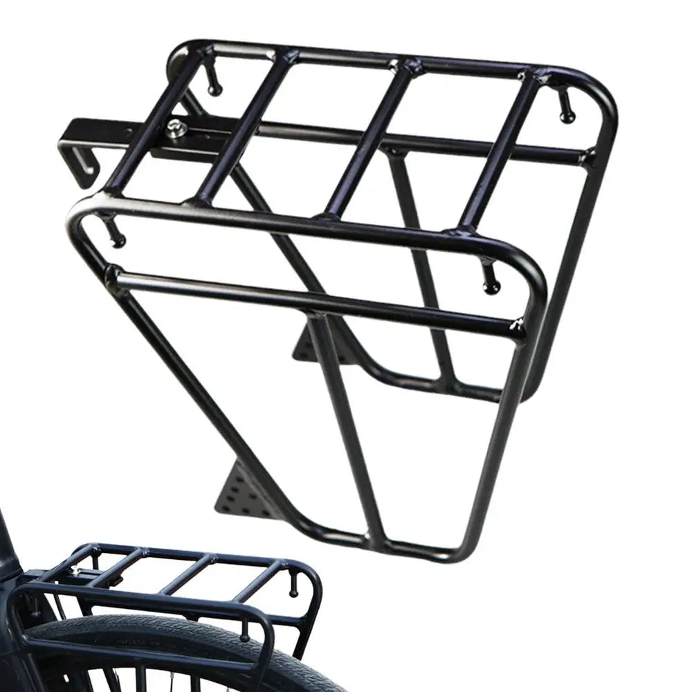 Cycling Cargo Rack Luggage Touring Carrier Racks Front Pannier Rack for Cycling Equipment Stand Footstock for Enhanced Stability
