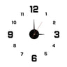 New 3D Acrylic Mirror Wall Clock Sticker for 40CM Fashion DIY Quartz Clocks Watch Home Decoration Living Room Stickers - Lootquake