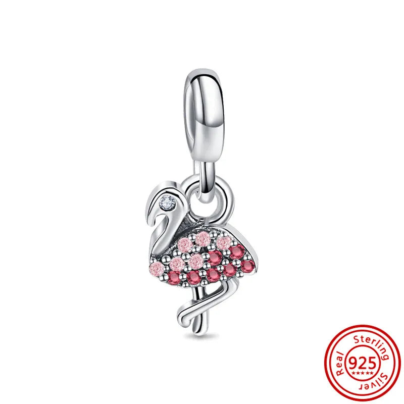 Nuevos anillos de plata 925 con diseño de dos anillos, conectores, dijes, cuentas, compatibles con pulseras originales Pantaro Me, joyería DIY para mujer.