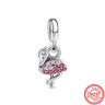 Nuevos anillos de plata 925 con diseño de dos anillos, conectores, dijes, cuentas, compatibles con pulseras originales Pantaro Me, joyería DIY para mujer.