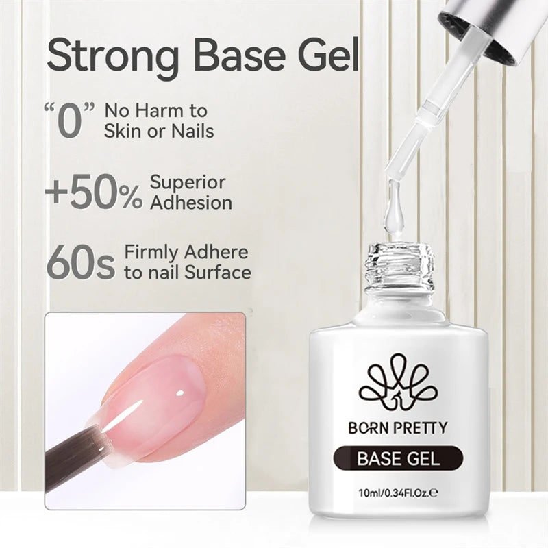 BORN PRETTY 10ml Reflective Glitter Gel Nail Polish Carat Mirage Sparkling Color Shine UV LED Soak Off Semi-Permanant Varnish